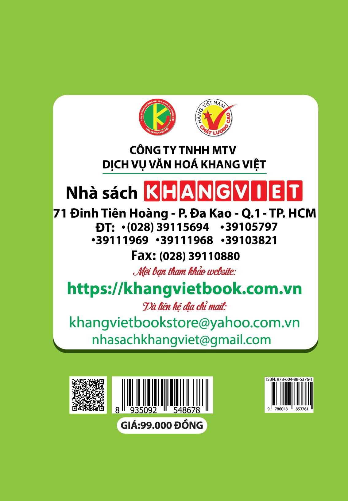 Bìa sau 100 Đề Kiểm Tra Sinh Học 9